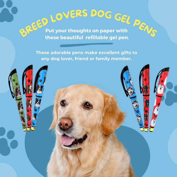 Breed Lovers Dog Gel Pens
