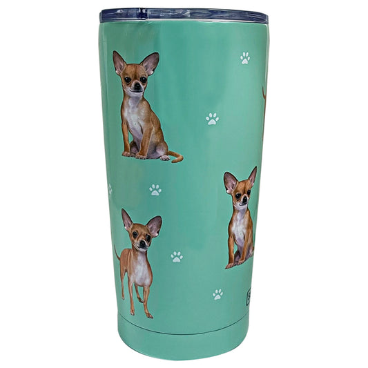 Serengeti Pet Lovers Tumbler - Chihuahua (Tan) - 20oz