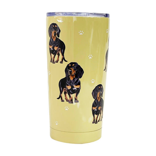Serengeti Pet Lovers Tumbler - Dachshund (Black) - 20oz