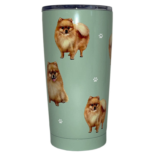 Serengeti Pet Lovers Tumbler - Pomeranian - 20oz
