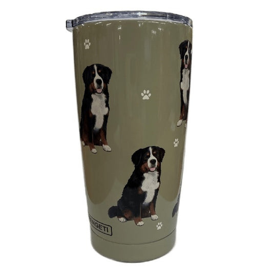Serengeti Pet Lovers Tumbler - Bernese MT Dog - 20oz