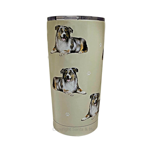 Serengeti Pet Lovers Tumbler - Australian Shepherd - 20oz