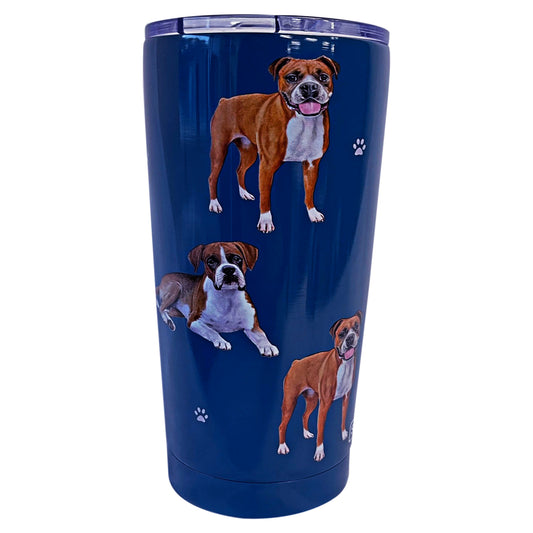 Serengeti Pet Lovers Tumbler - Boxer - 20oz