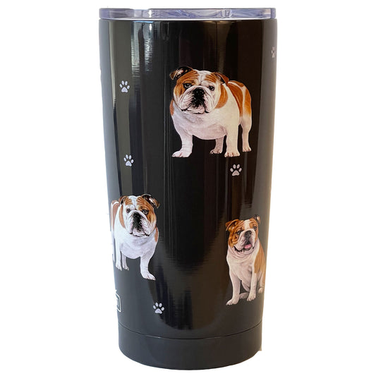 Serengeti Pet Lovers Tumbler - Bulldog - 20oz