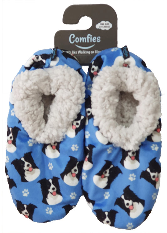 Cloud Slippers - Border Collie