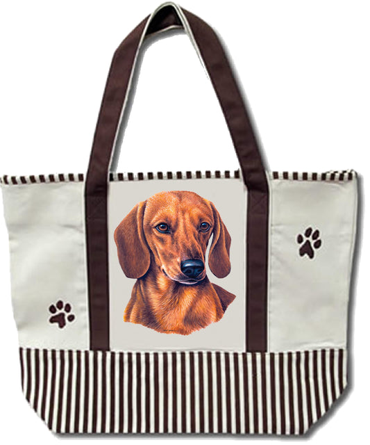 Tan Dachshund Tote Bag
