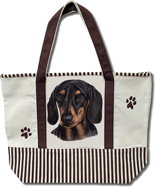 Black and Tan Dachshund Tote Bag