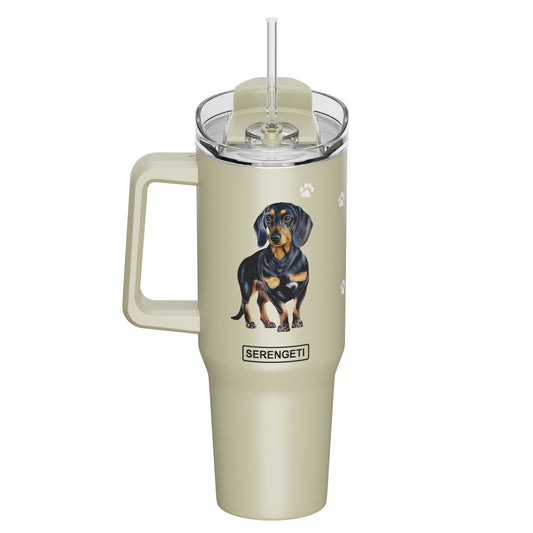 Serengeti Ultimate Mugs - Dachshund (Black&Tan) - 40oz
