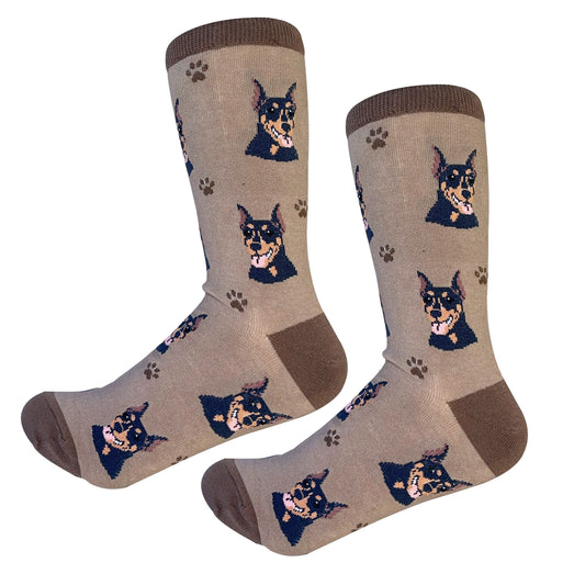 Dog Lovers Socks - Doberman