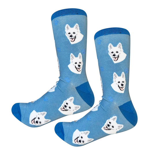 Dog Lovers Socks - German Shepherd (White)