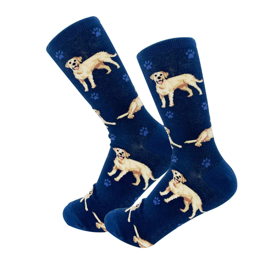 Dog Lovers Socks - Yellow Labrador Retriever