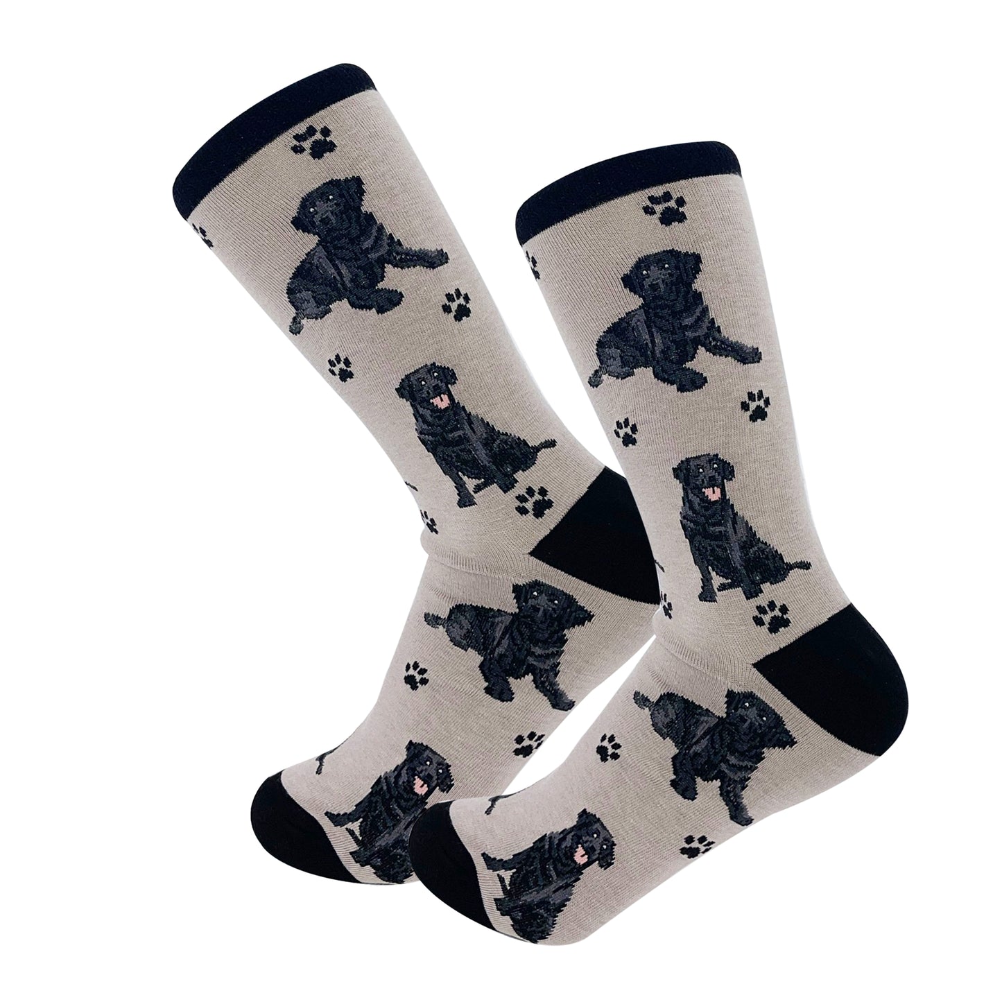 Dog Lovers Socks - Black Labrador Retriever