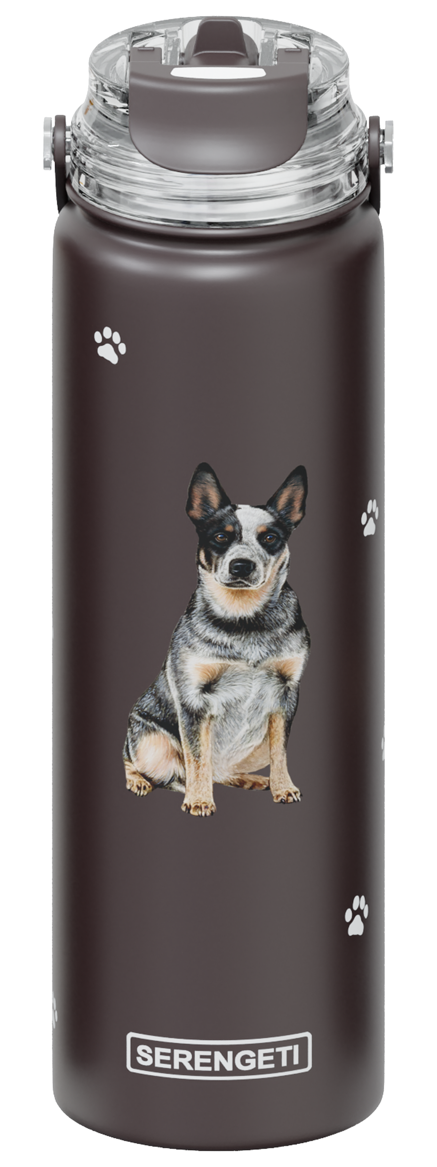 Serengeti Water Bottle - Australian Cattle Dog - 24oz