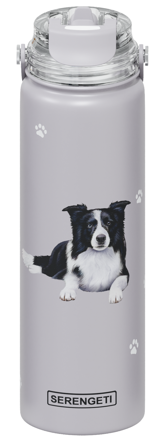 Serengeti Water Bottle - Border Collie - 24oz