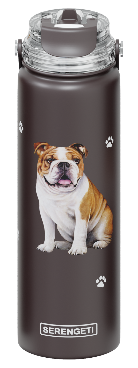 Serengeti Water Bottle - Bulldog - 24oz
