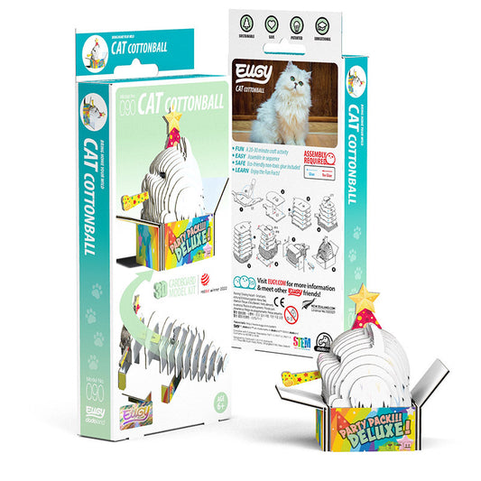 CottonBall Cat 3D Puzzle
