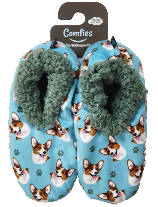 Cloud Slippers - Welsh Corgi