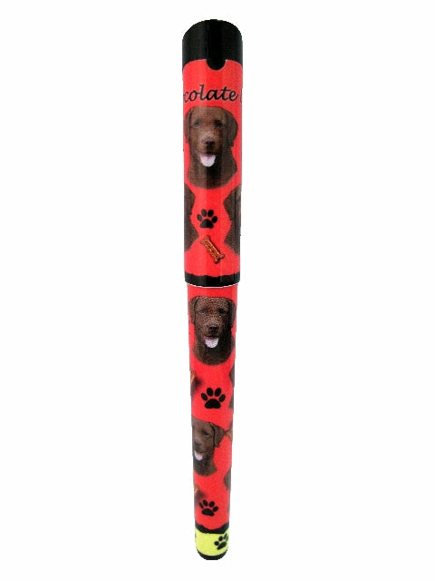 Dog Lovers Gel Pen - Chocolate lab