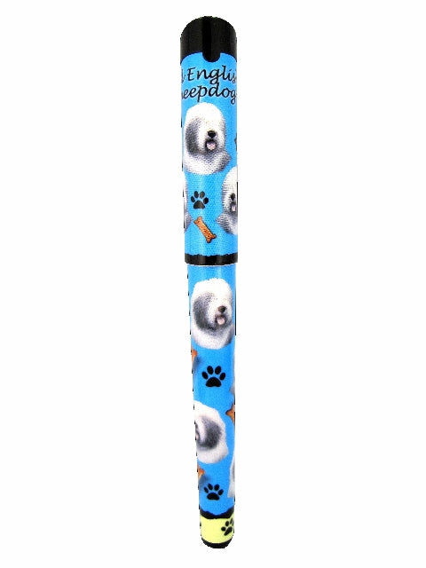 Dog Lovers Gel Pen - Old English Sheepdog