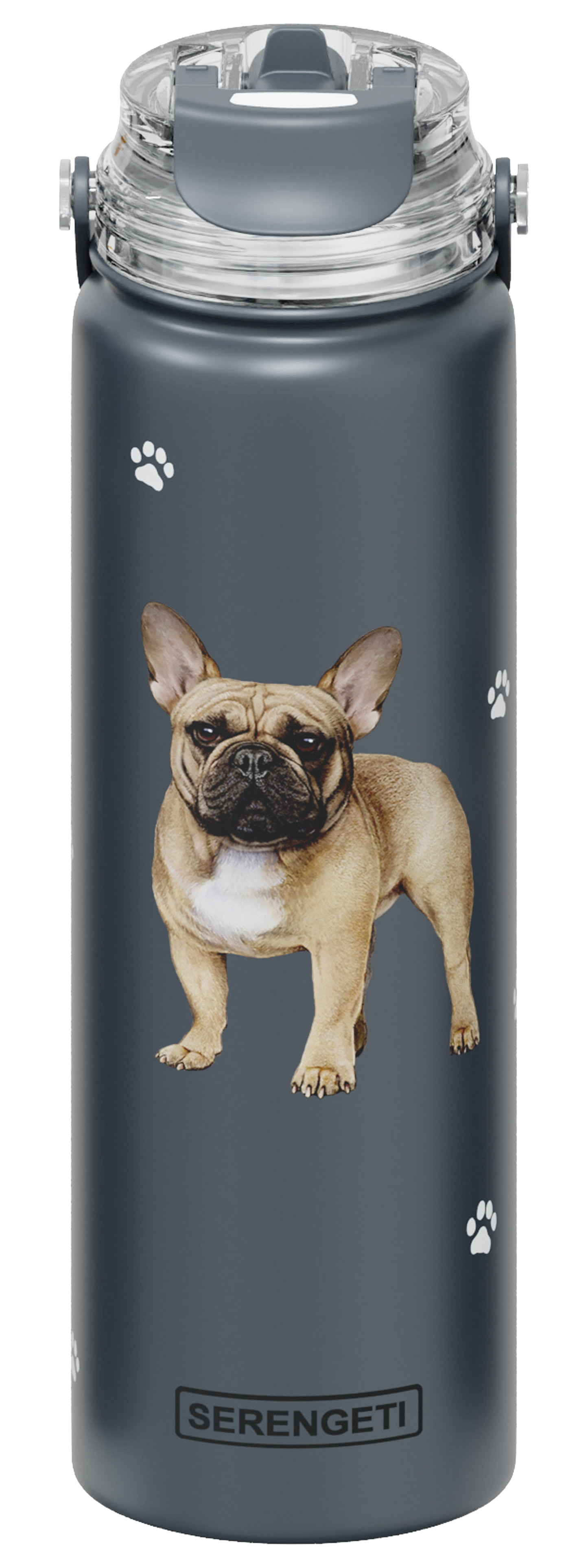 Serengeti Water Bottle - French Bulldog (Frenchie) - 24oz