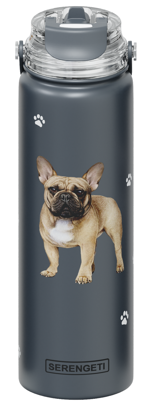 Serengeti Water Bottle - French Bulldog (Frenchie) - 24oz