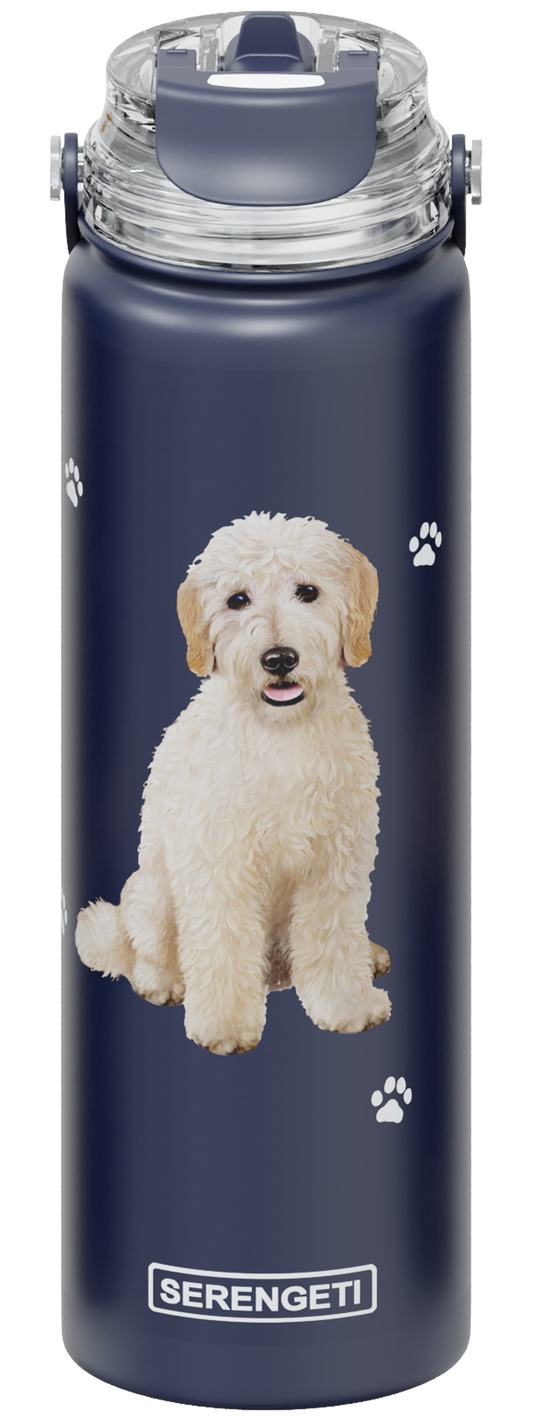 Serengeti Water Bottle - Goldendoodle - 24oz