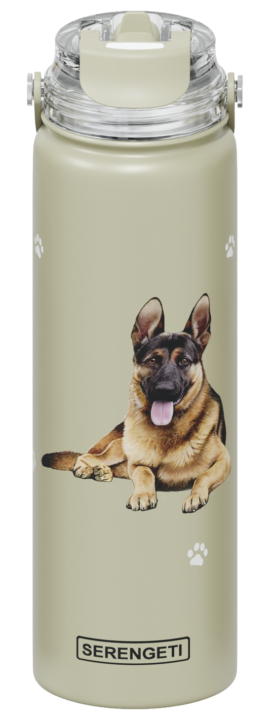 Serengeti Water Bottle - German Shepherd - 24oz
