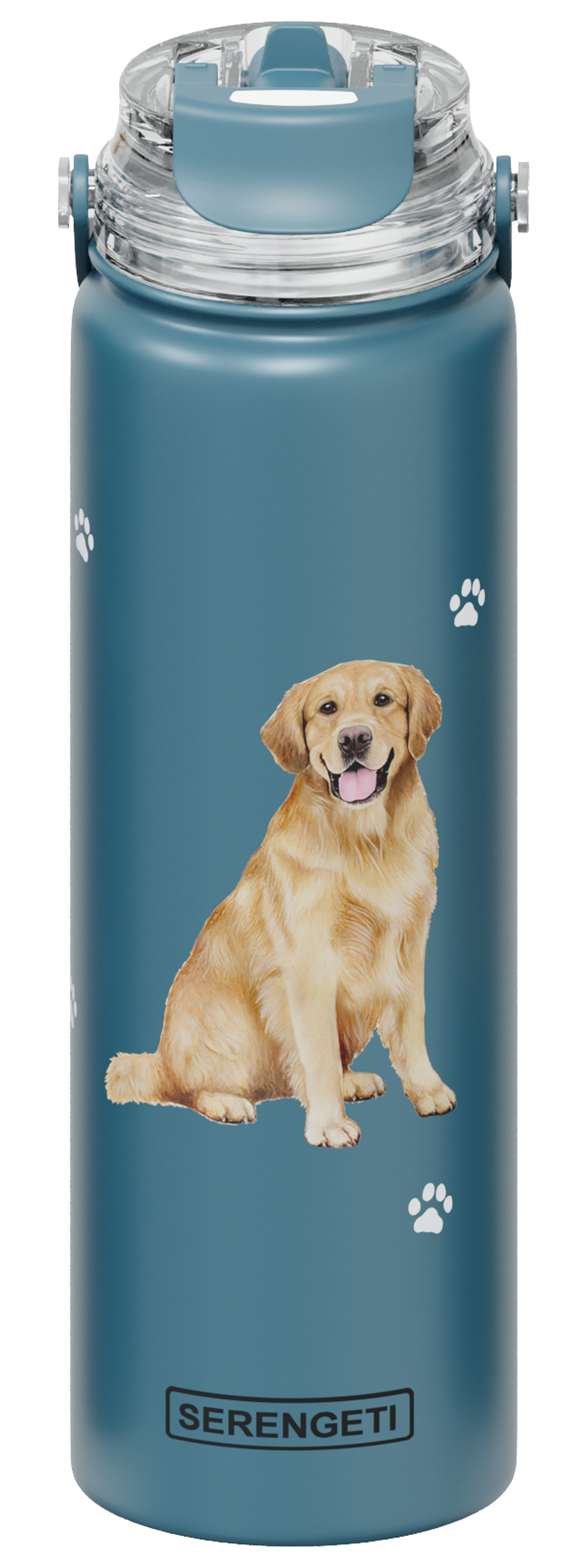 Serengeti Water Bottle - Golden Retriever - 24oz