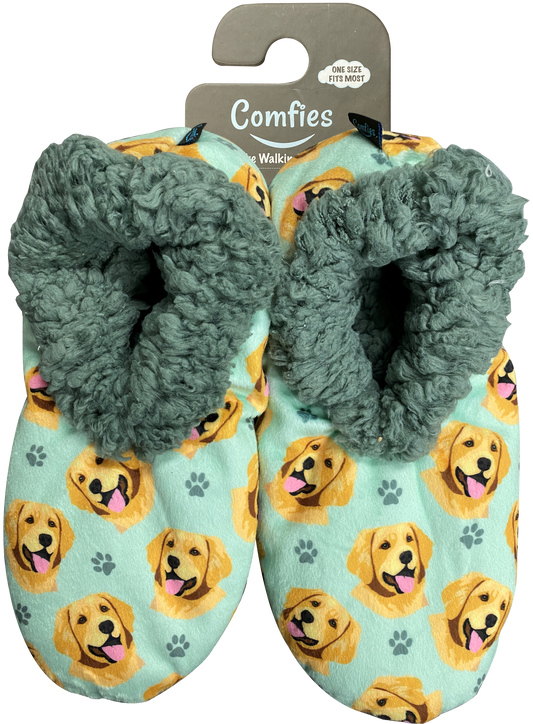 Cloud Slippers - Golden Retriever