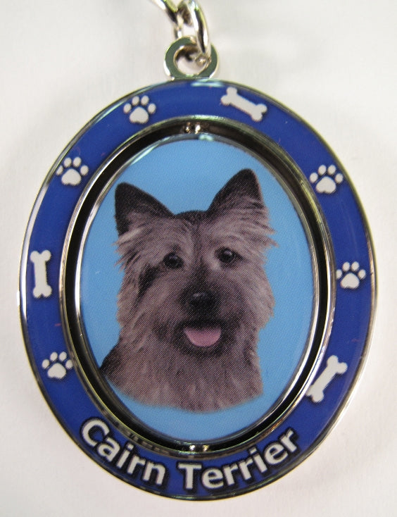 Dog Lovers Spinning Key Chain - Cairn Terrier
