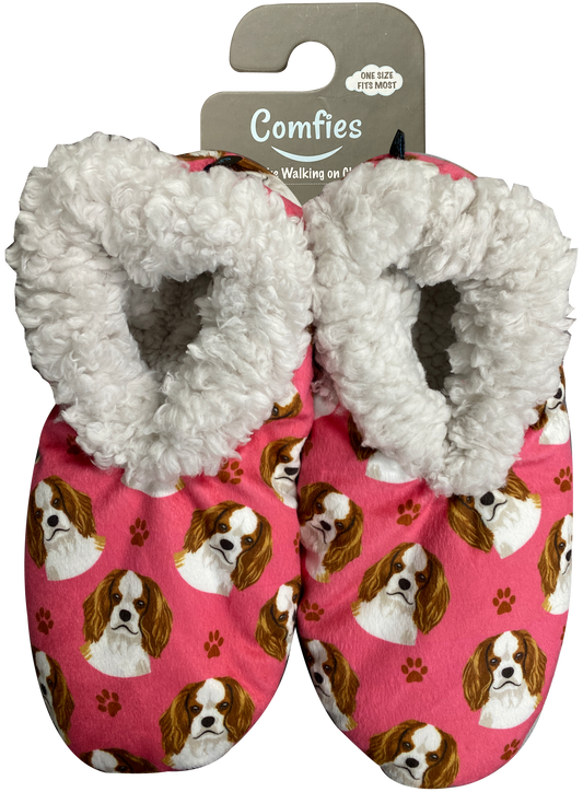 Cloud Slippers - King Charles Spaniel