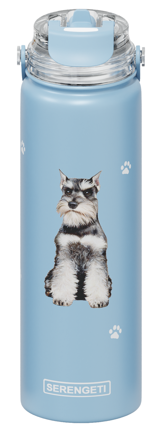 Serengeti Water Bottle - Schnauzer - 24oz