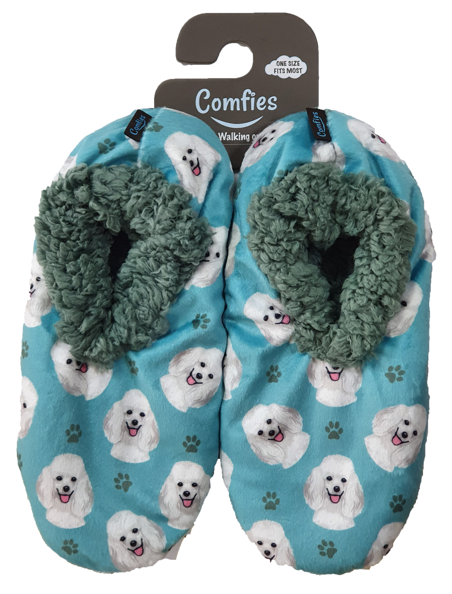 Cloud Slippers - Poodle (White)