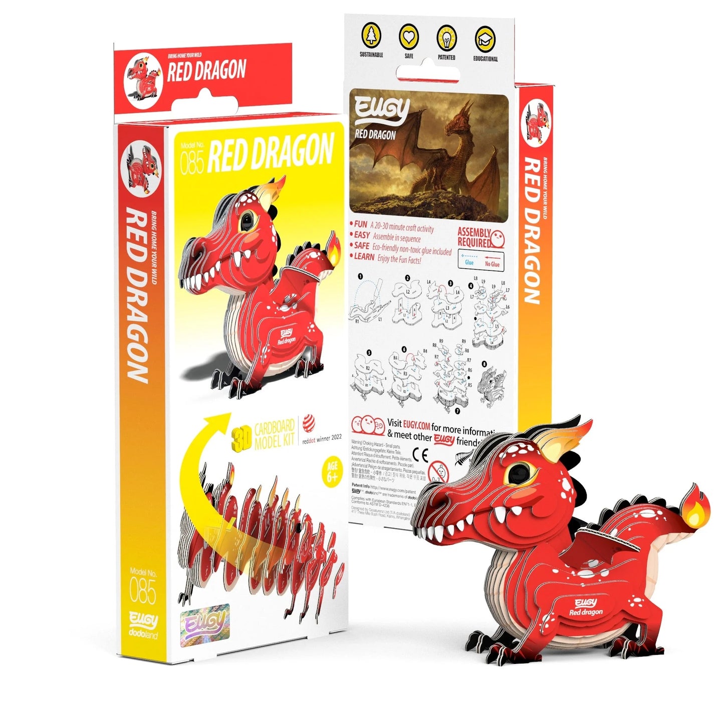 Red Dragon 3D Puzzle