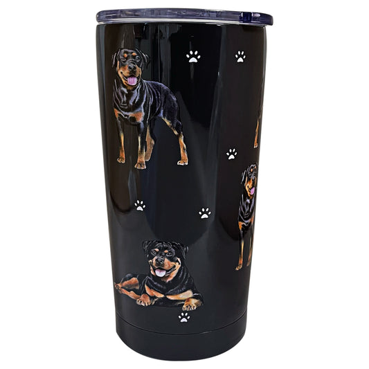 Serengeti Pet Lovers Tumbler - Rottweiler - 20oz