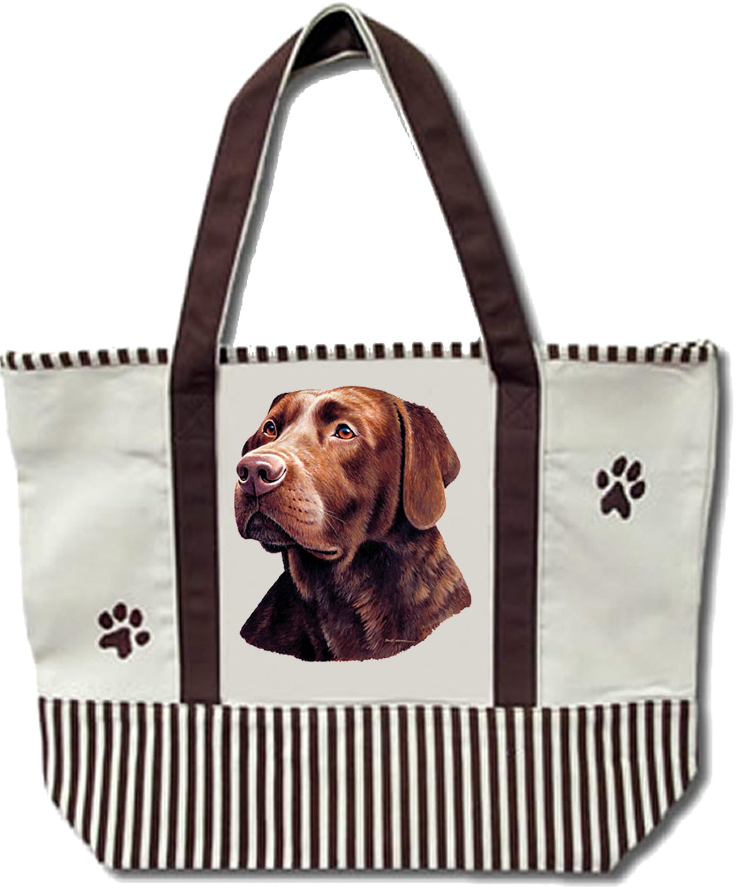 Chocolate Lab Tote Bag