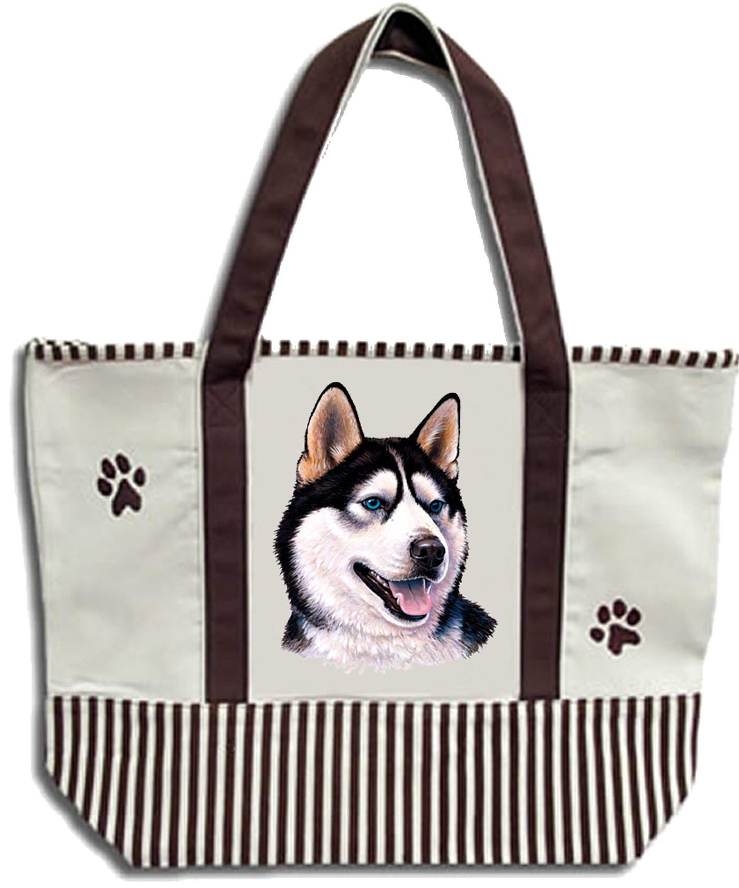 Siberian Husky Tote Bag