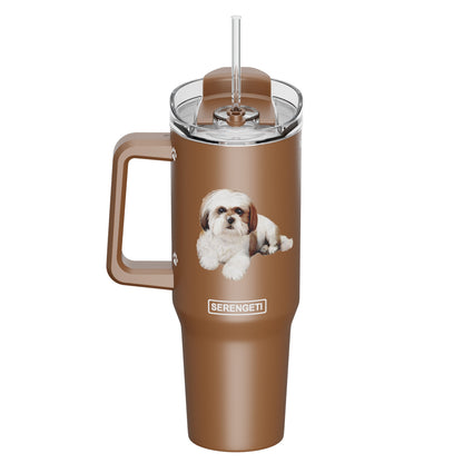Serengeti Ultimate Mugs - Shih Tzu (White and Tan) - 40oz