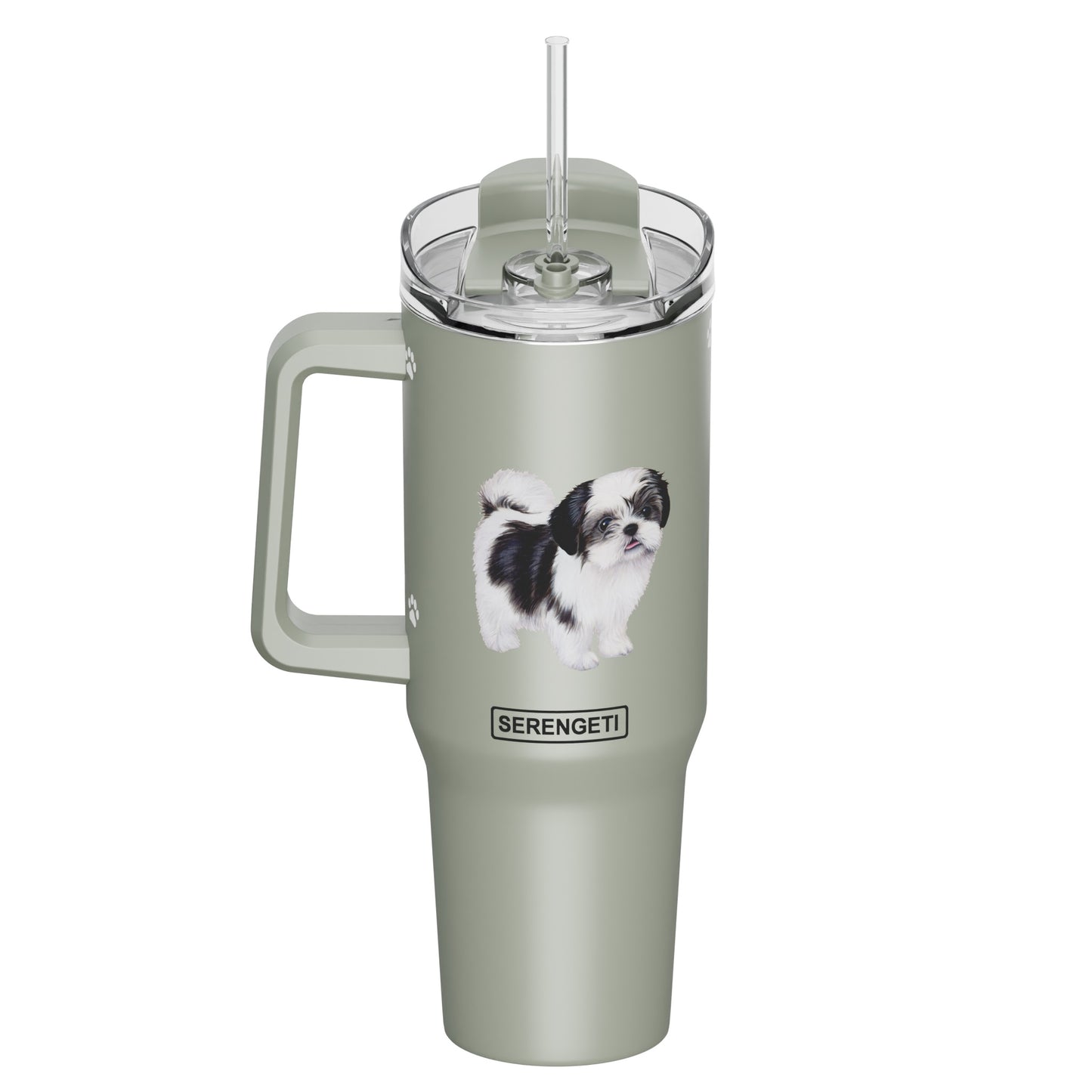 Serengeti Ultimate Mugs - Shih Tzu (White and Black) - 40oz