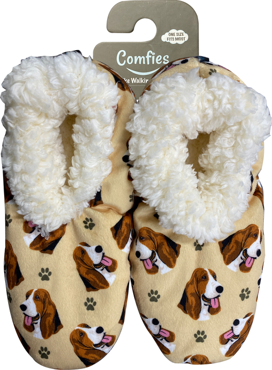 Cloud Slippers - Bassett Hound