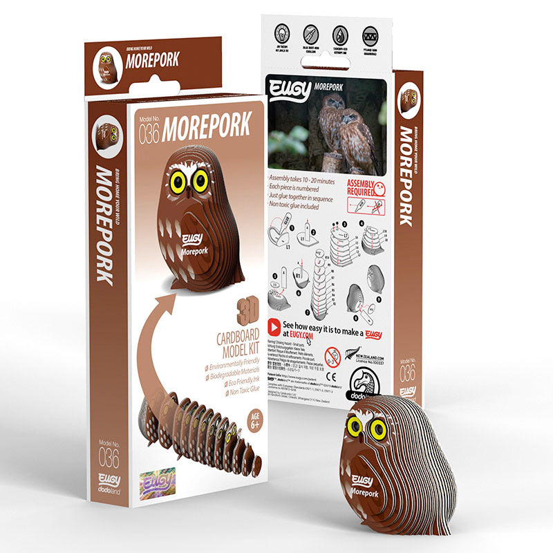 Morepork Owl 3D Puzzle