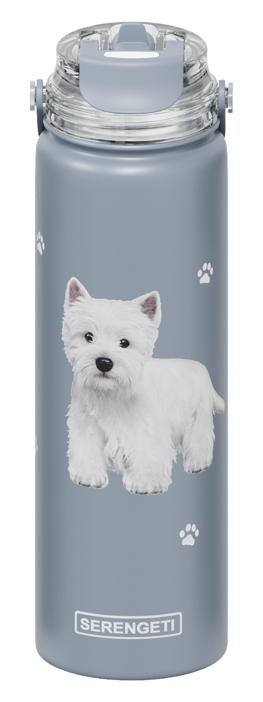 Serengeti Water Bottle - West Highland White - 24oz